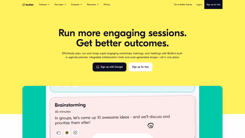 Session Platform Landing Page project visual