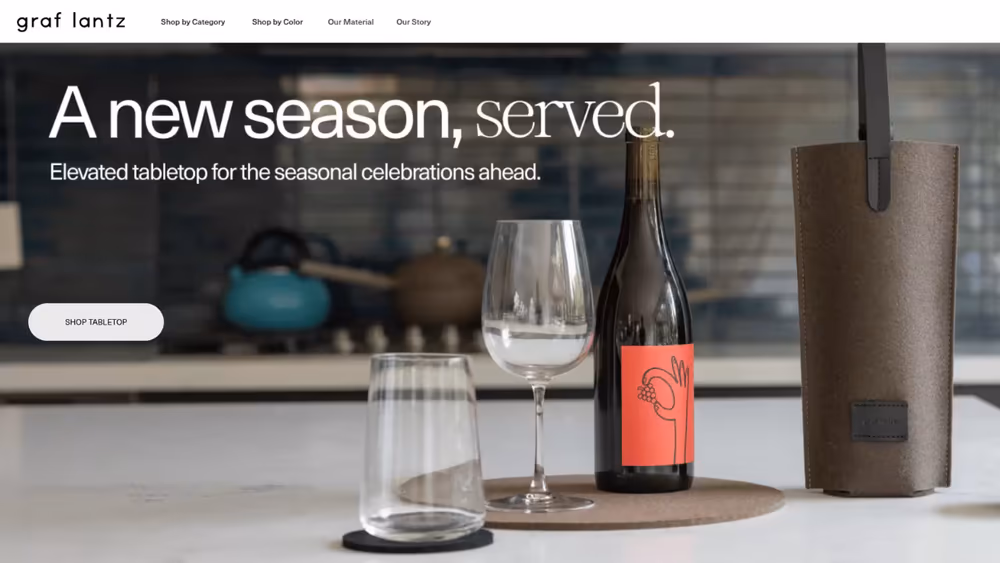 Homeware Shopify Store project visual